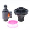 Pvc Water Tank Straight Valve Nipple Quick Stop Connector Rubber Coated Adapter Matching Pink Tape Plumbing