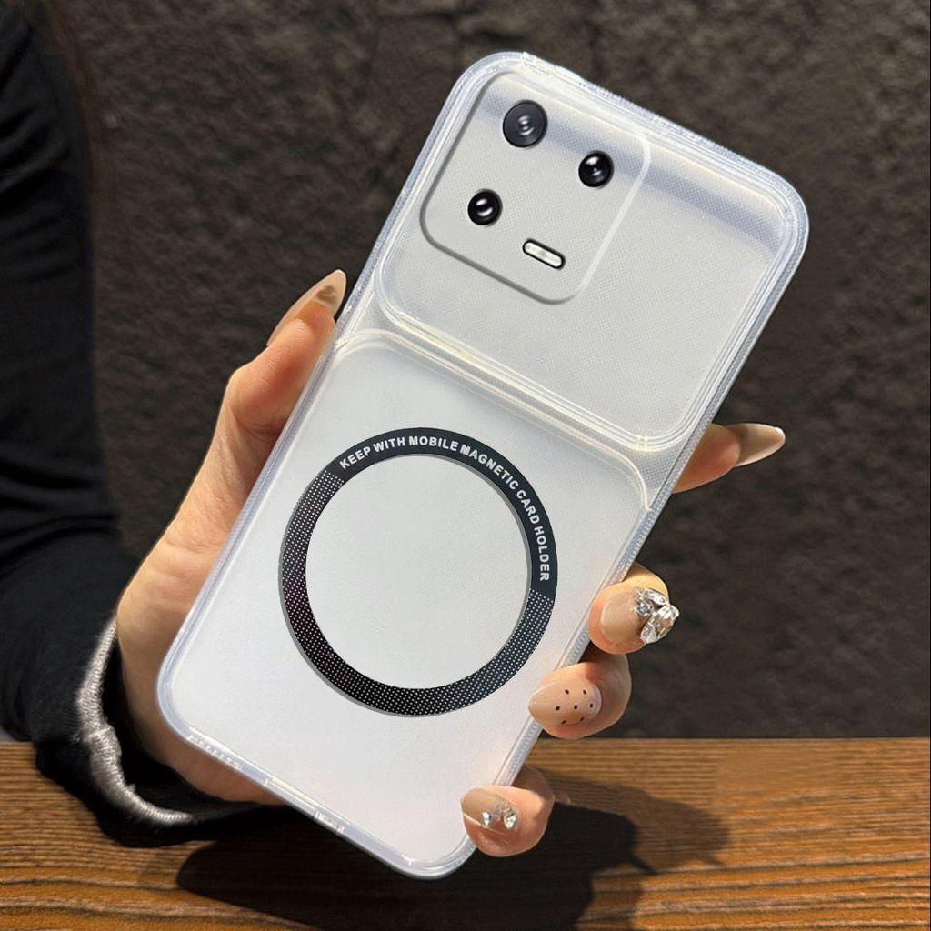 Metallic Finish Magnetic TPU Phone Case for Xiaomi 13 Pro,13 Shockproof Matte Soft Cover