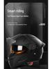 Smart Motorcycle Helmet with Flip-up Taillight for All-Season Off-road Riding