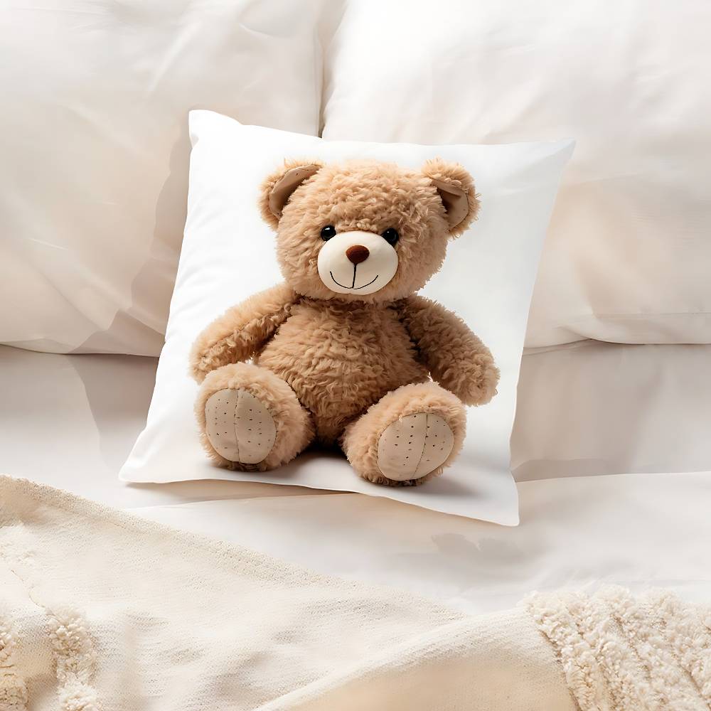 Kawaii T-Teddy Bear Pillow Case Pillows For Cover Home Decor Items Living Room Decoration Cushion Covers