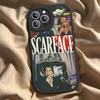 Vintage Classic S-scarface PU Leather Phone Case For IPhone 16 15 14 13 12 11 Pro Max Plus Back Fundas