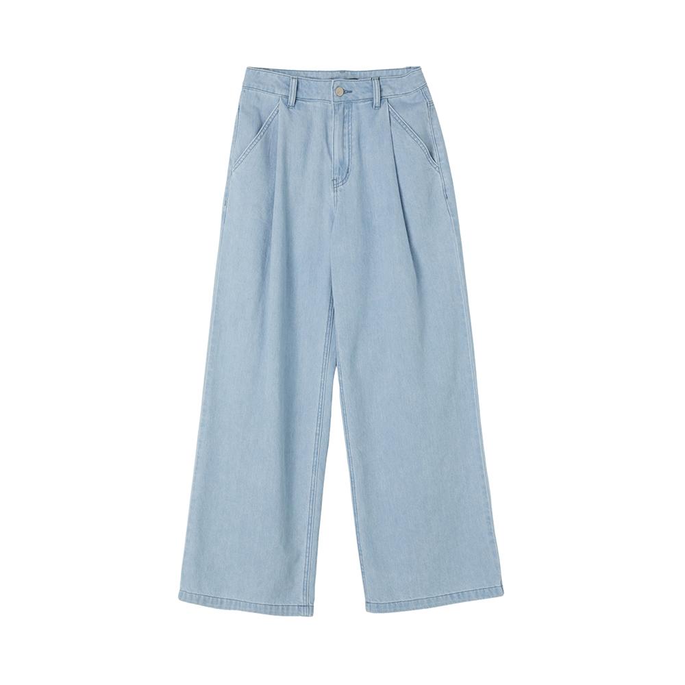 LAP One-Pleat Long Wide Denim Pants As2Dp460