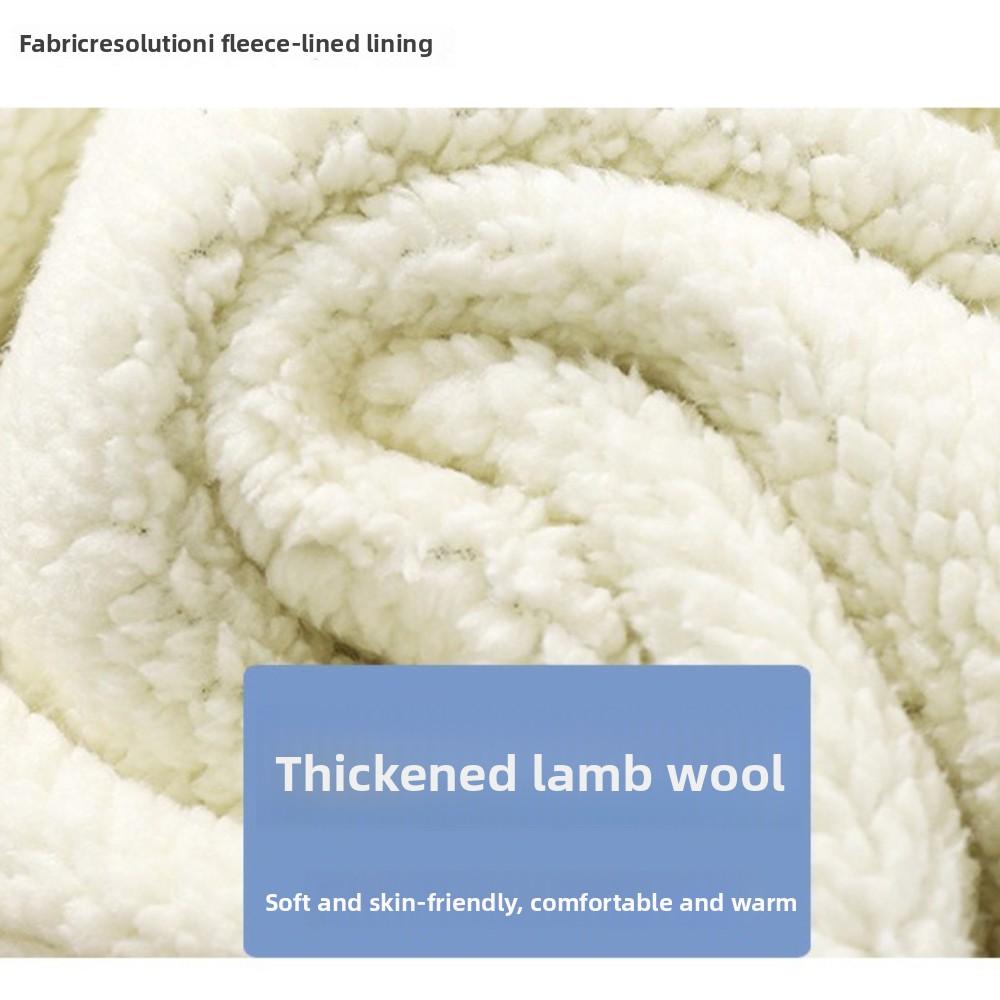 Dětské podzimní a zimní jednobarevné kalhoty s příměsí plyše, Silné kalhoty, Teplé kalhoty, Vnější ochranné kalhoty pro miminka, Dětské kalhoty