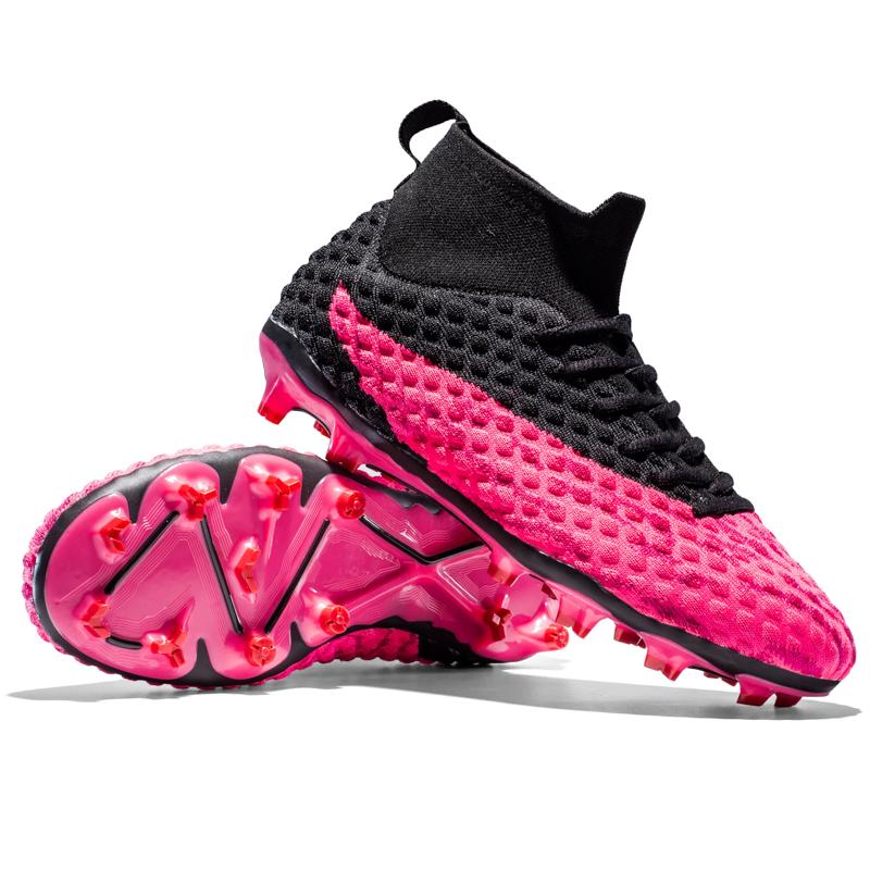 Hochwertige Ultraleichte Herren Fußballschuhe Rutschfeste Rasen Fußballschuhe für Kinder TF/FG Trainingsfußballschuhe Chuteira Campo Schuh