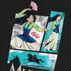 Mulan Unisexowy T-shirt z panelami akcji dla dorosłych