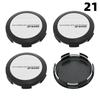 4 PZ 64MM Diametro Esterno / 62MM Diametro Interno Tappo Per Cerchi WORK EMOTION EQUIP MEISTER Logo VS & WORK Tappo Centrale Ruota Copri Ruota Auto Sportiva Tappi Mozzo