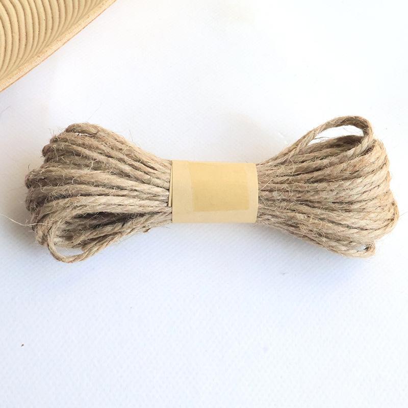 Diy Multi-Specification Decorative Hemp Rope Kraft Paper Jute Rope Christmas Decoration Bundled Hemp Rope Handmade Fine Hemp Thread