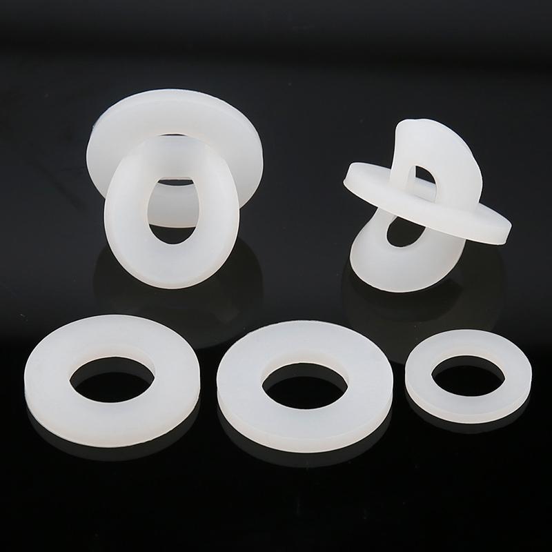 

1~50pcs ID:2~45mm OD:5~56mm Silicone Rubber Flat Gaskets White Silicon O Rings Seal Washers Sealing Ring T:1/1.5/2/3mm 31x39x2mm 10pcs