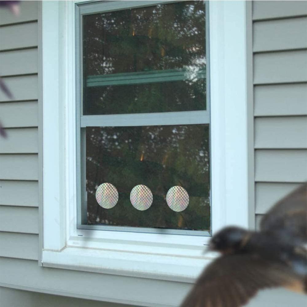 40Pcs Double-Sided Reflective Bird Repellent Tape Reflective Bird Scare Tape Fences Railings