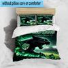 3PCS Green Saint-Etienne Football  Bedding Set,Including 1pc Duvet Cover And 2pcs Pillowcases Perfect for Bedroom, Dormitory, Fan Christmas Gift