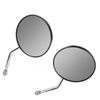 2PCS Motorcycle Rear View Mirror Stainless Steel High Definition Clear View Replacement for Suzuki Gn125