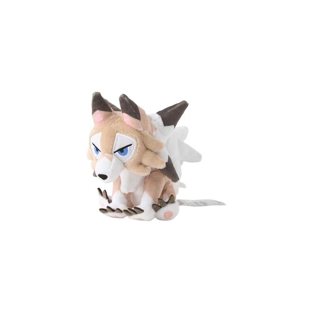 Pokemon Center Original 745 Plush Toy Pokmon Fit Lycanroc (Midday Form) 20cm
