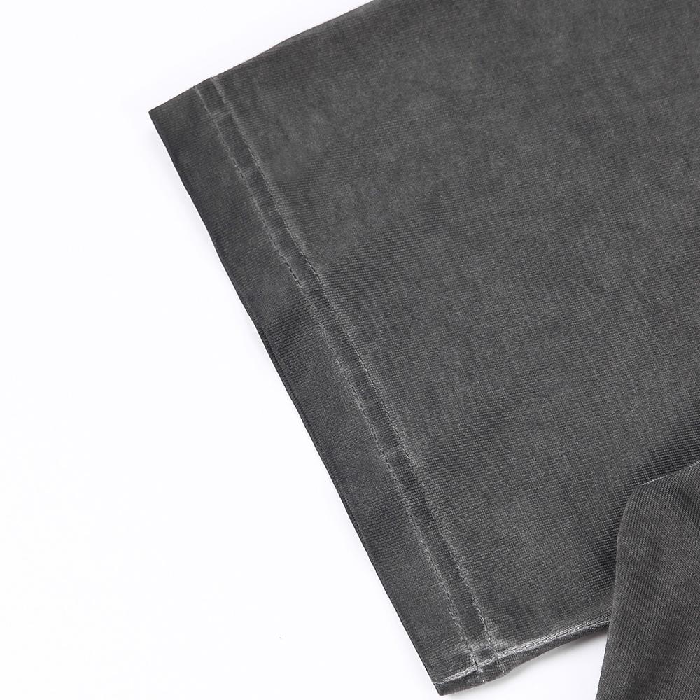 240 GSM 100% Cotton Women Retro T-Shirt Customized Pattern Print Short Slimming Streetwear Casual O Neck Short Sleeves Hot Grils T-Shirt