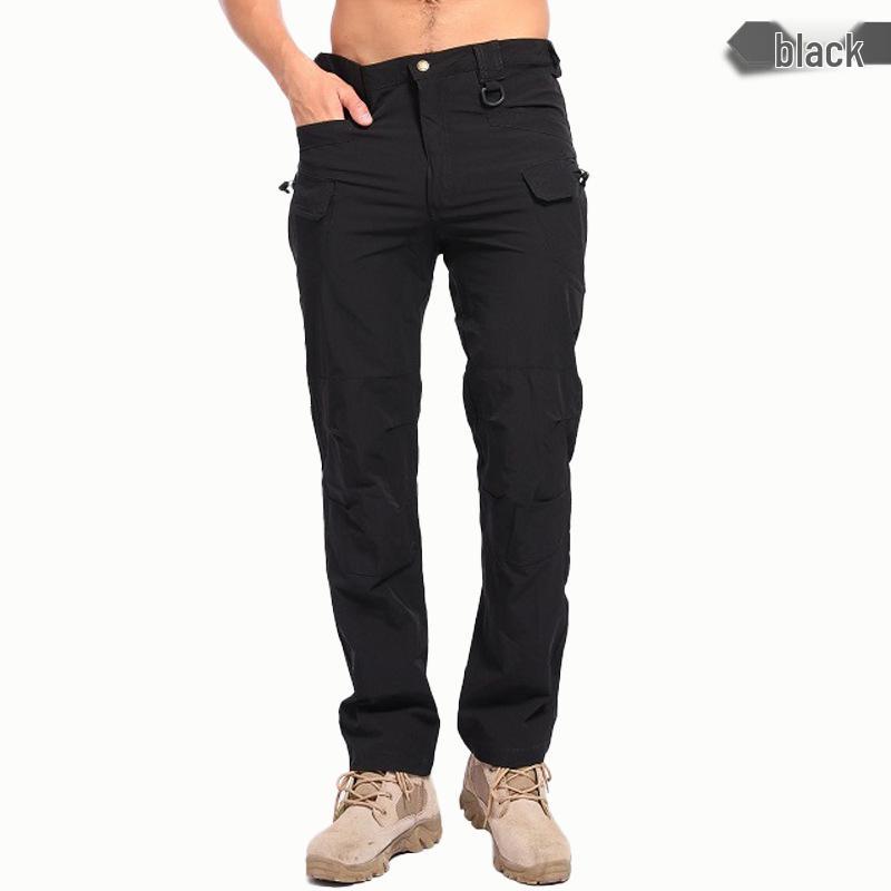 Men's Quick-Dry Ice Silk Elastic Hiking & Workwear Pants