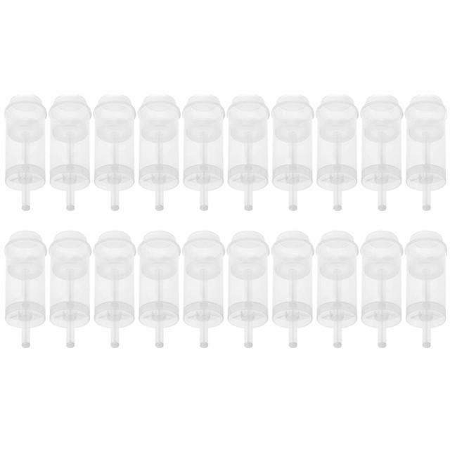 

20/40 шт. Круглые прозрачные держатели для тортов Push Up, пластиковые контейнеры Push Pops с крышками для выпечки мороженого