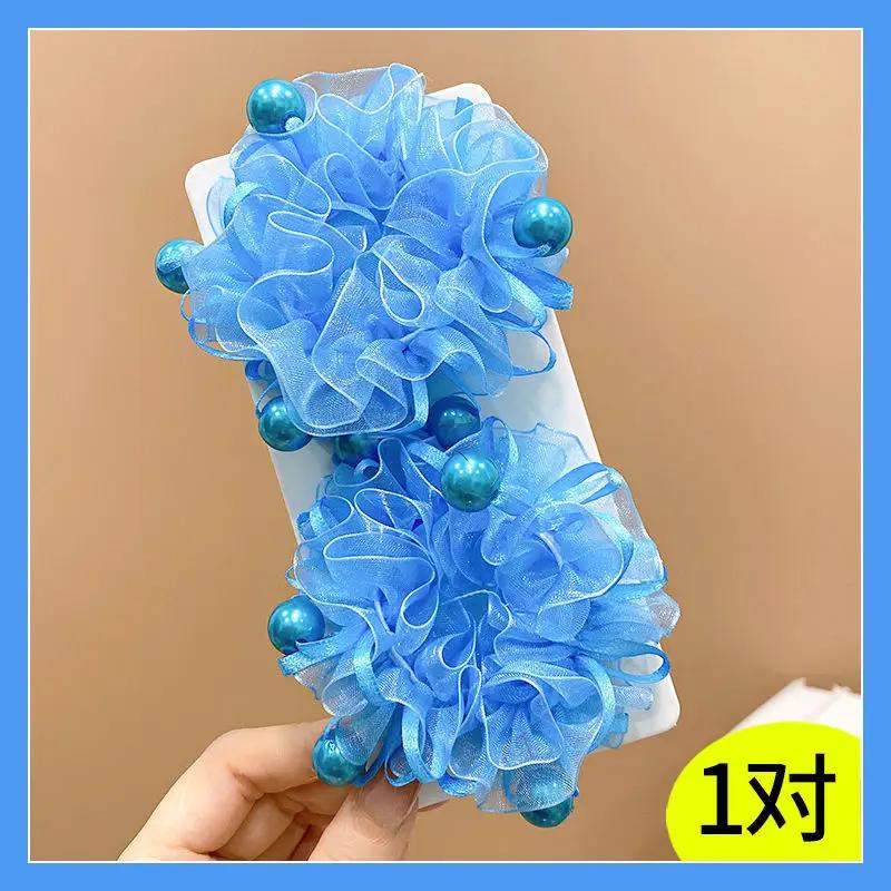New Girl Ballet Head Flower Cute Handmade Children's Hair Circles Performance Flower Princess Headwear   Elastic Hair Bands