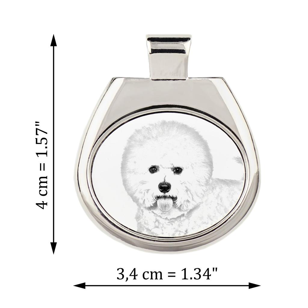 Bichon Frise, Tenerife Dog - Naszyjnik Z Psem, Personalizowana Zawieszka Ze Zdjęciem, Wyjątkowy Naszyjnik Dla Kobiet I Mężczyzn Marki Art-Dog
