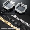 AE1200 Watch Case For Casio 3299 AE-1200WH Stainless Steel Modified Metal Shell with Waterproof Ring Black Silver Watch Case