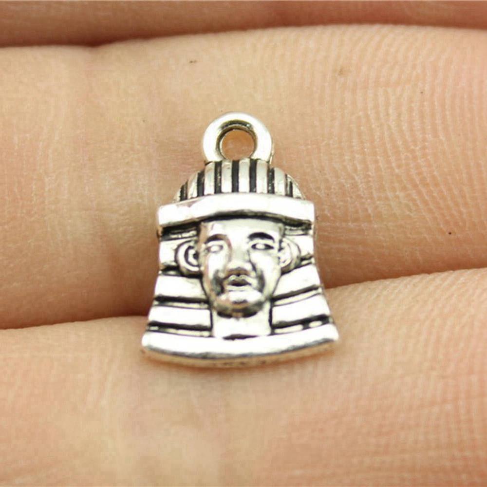 

Египетский фараон главный талисман кулон девушка ювелирные изделия массивные кавайные подарки для A28-10pcs-16x11mm