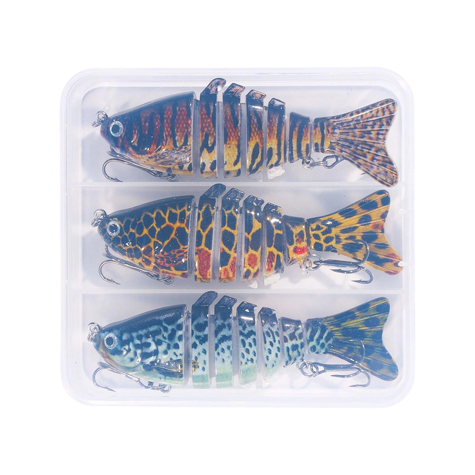 

Fishing Fake Fish With Spinnerbait Blades For Surface Water, Slow Sinking Swimbaits For Trout And Bass One Size