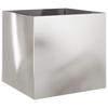 Vidaxl Donice, 2 Szt., Srebrne, 49X47X46 Cm, Stal Nierdzewna
