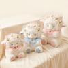 Kids Lamb Plush Dolls With Flowers And Lace Scarf Decor For Girls And Boys Soft Sleeping Pillow Gift