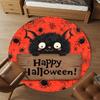 1PC Halloween Bat Office Round Area Rug, Under Office Chairs Bedroom Living Room Home Decor, Carpet for Office -1110134
