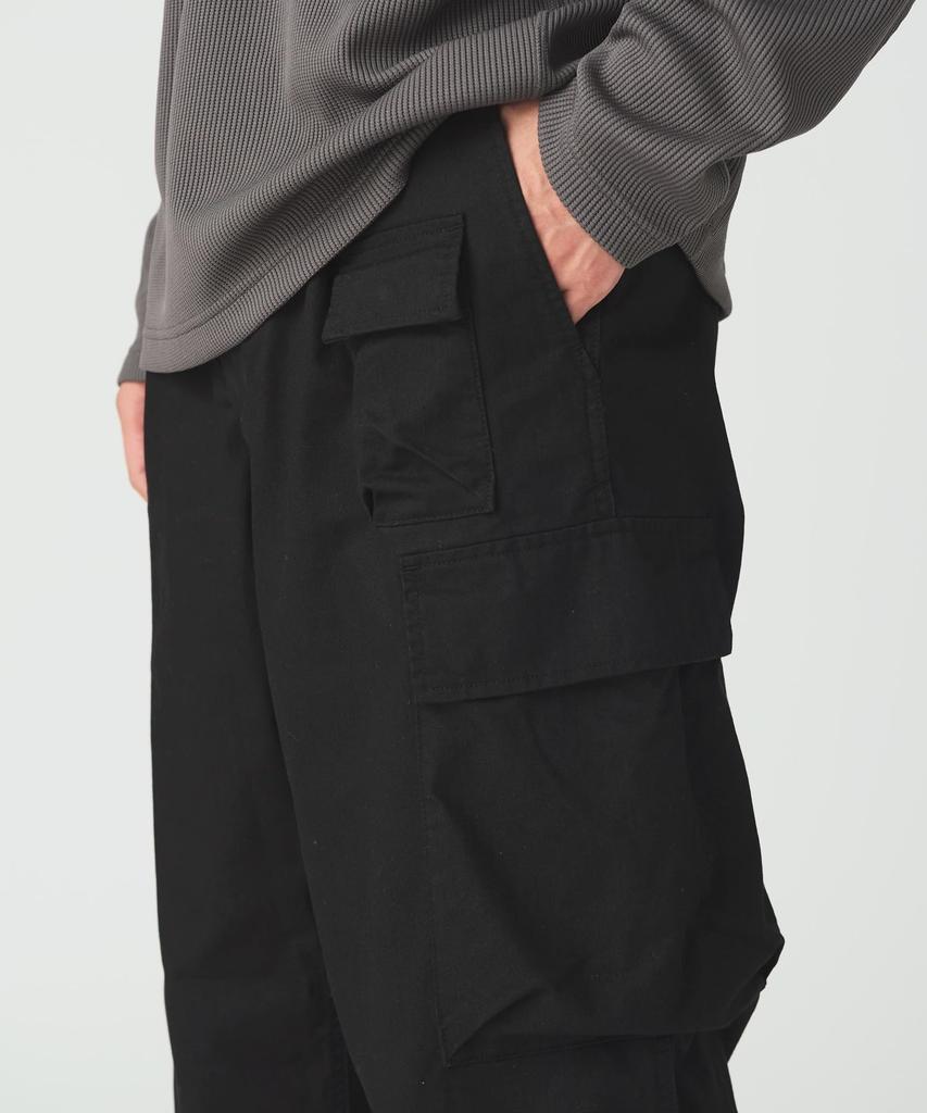 Snow Peak TAKIBI Chino Cargo Pants and Size M PA-25AU007, Men's Women's, Black,