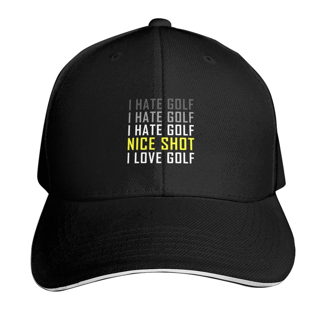 funny golf quote Baseball Cap Hip Hop derby hat New In Hat Unisexs big size hat Unisex Womens