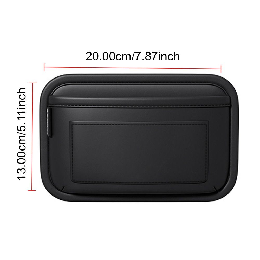 PU Leather Car Organizer Storage Bag Reserved Car Purse Bag  Receipts  Card