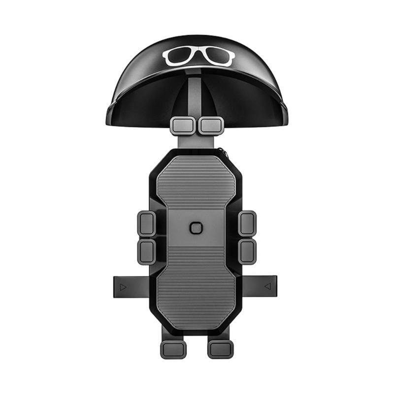 

Motorcycle Smartphone Clamp Mount Bracket, Quick Access Designs, Vibration Reduction for Safe Riding Outdoor Enthusiasts 1