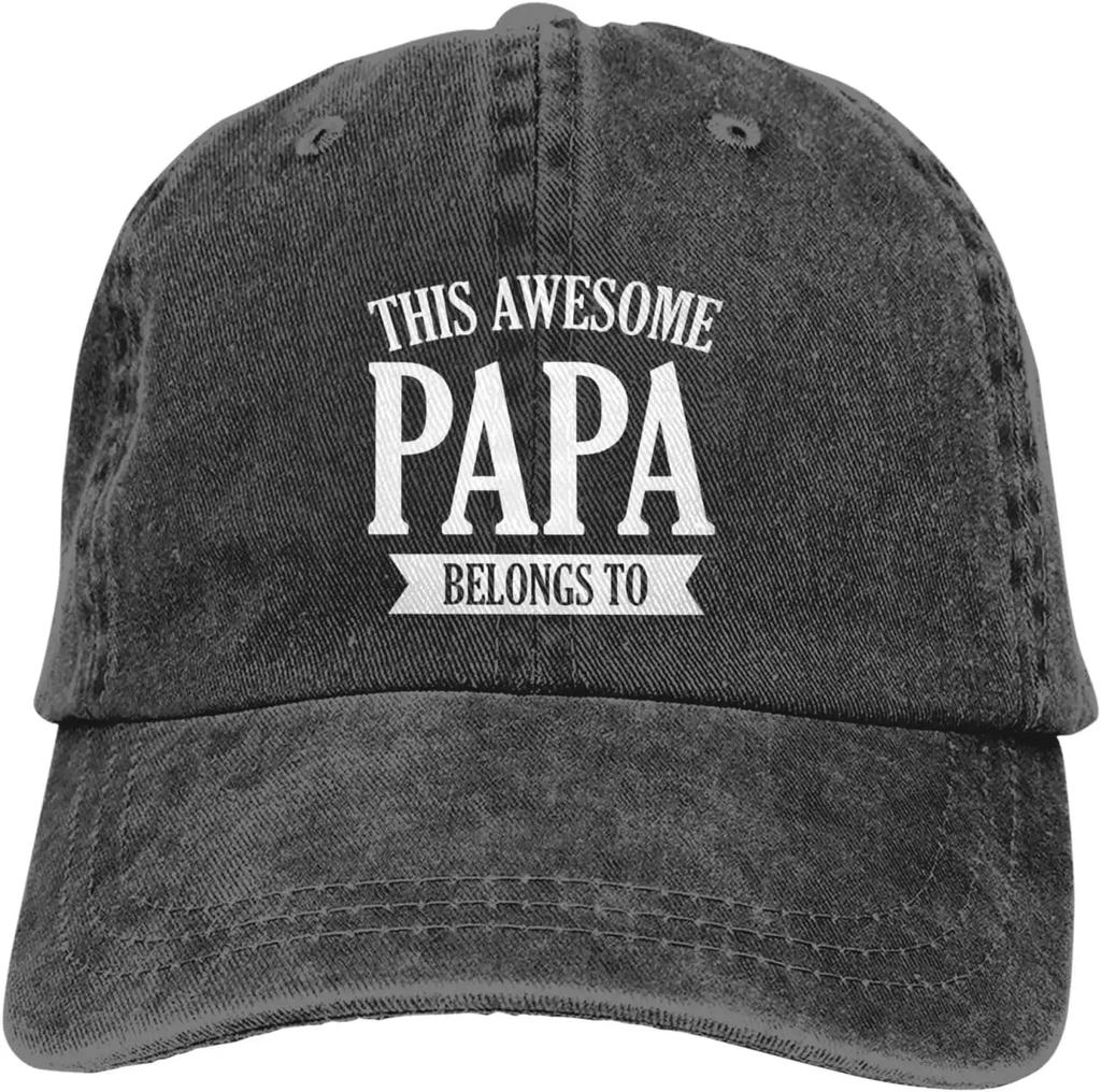 Worlds Best Grandpa Baseball Cap Golf Dad Hat Adjustable Original Classic Low Profile Cotton Hat Men Women