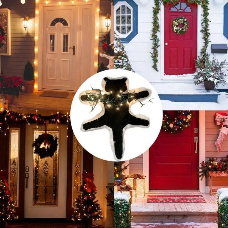 

Светящийся жареный ковер для кошек со светодиодными лампами, работающий от батареек, рождественское украшение для гостиной Carpet with warm light