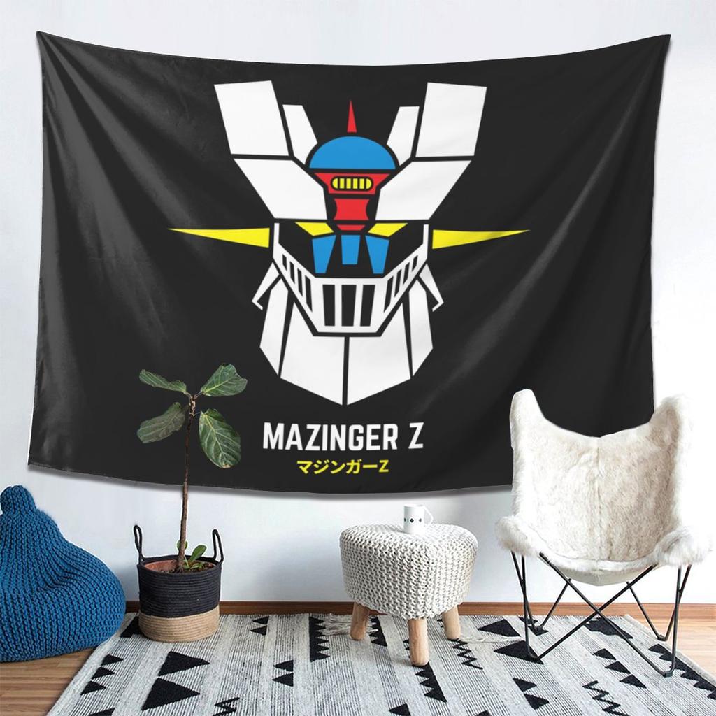 Mazinger Z Goldorak Actarus Grendizer Maske Wandteppich Wandbehang Ästhetische Heimdekoration Wandteppiche für Wohnzimmer Schlafzimmer
