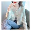 Navava Women Clean Chic Crop Long Sleeve Suit Cardigan Nc195