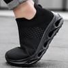 TUINANLE Men's Wide Toe Minimalist Sports Shoes Breathable and Comfortable Barefoot Shoes Breathable Black Fitness Running Women's Sneakers