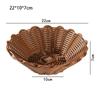 8 Styles Bread Fruit Vegetables Basket Household Rattan Basket  Restaurant Serving Tabletop Display