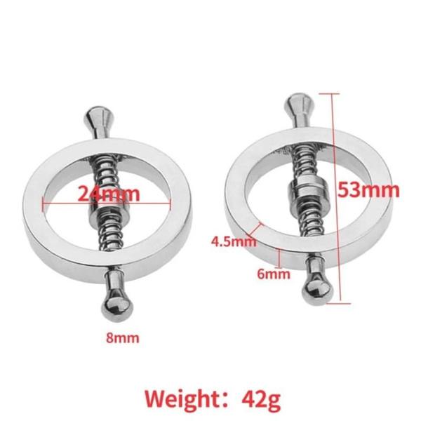 Metal Nipple Clip Breast Clamps Accessories