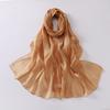 200*70cm Shawls and Wraps for Evening Dresses Organza Glossy Women Guest Shawl Long Scarf