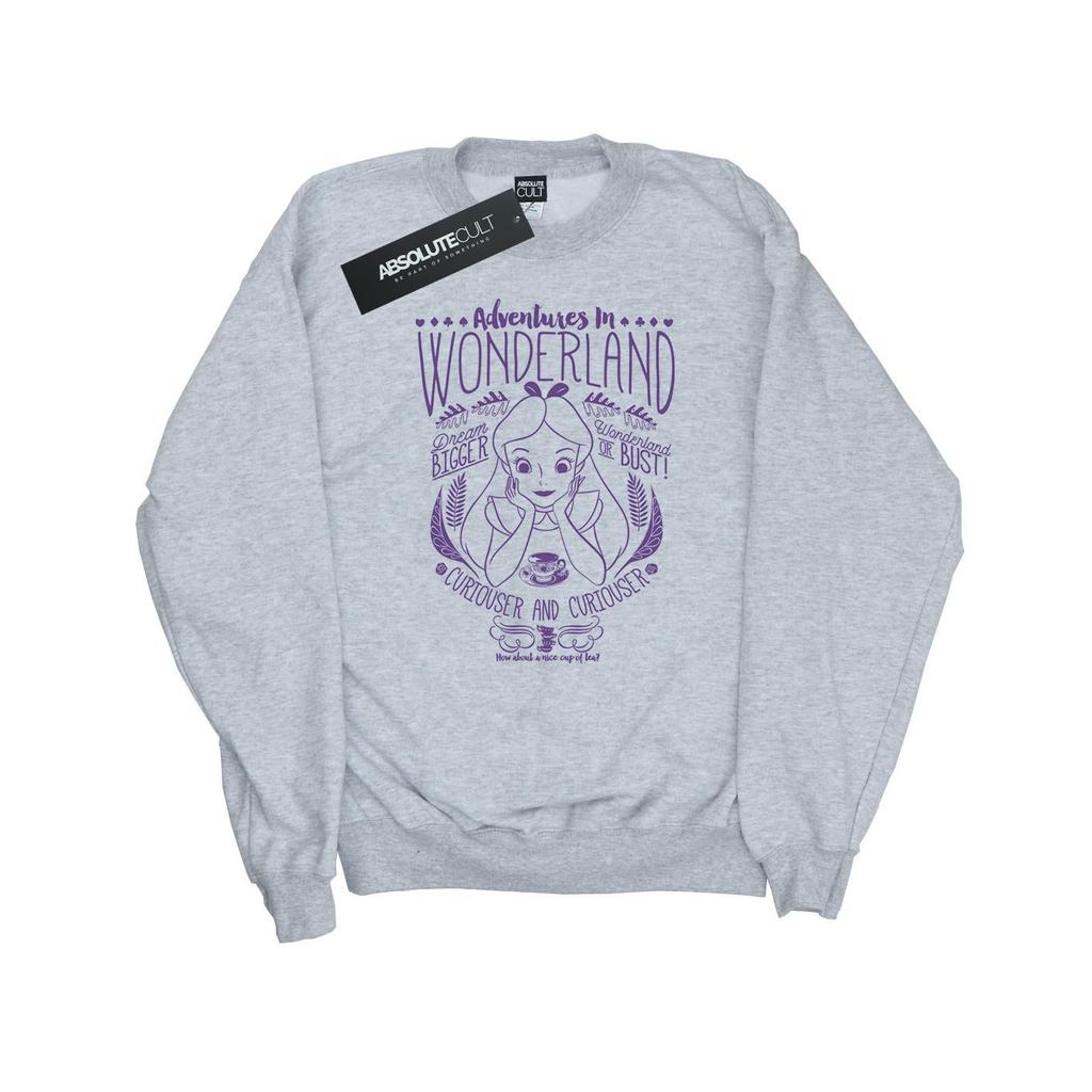 Disney Mens Alice In Wonderland Adventures Sweatshirt