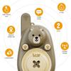 1 Pair Long Range Kids Walkie Talkies Lovely Bear Interactive Radio Transmitter  Christmas Gift