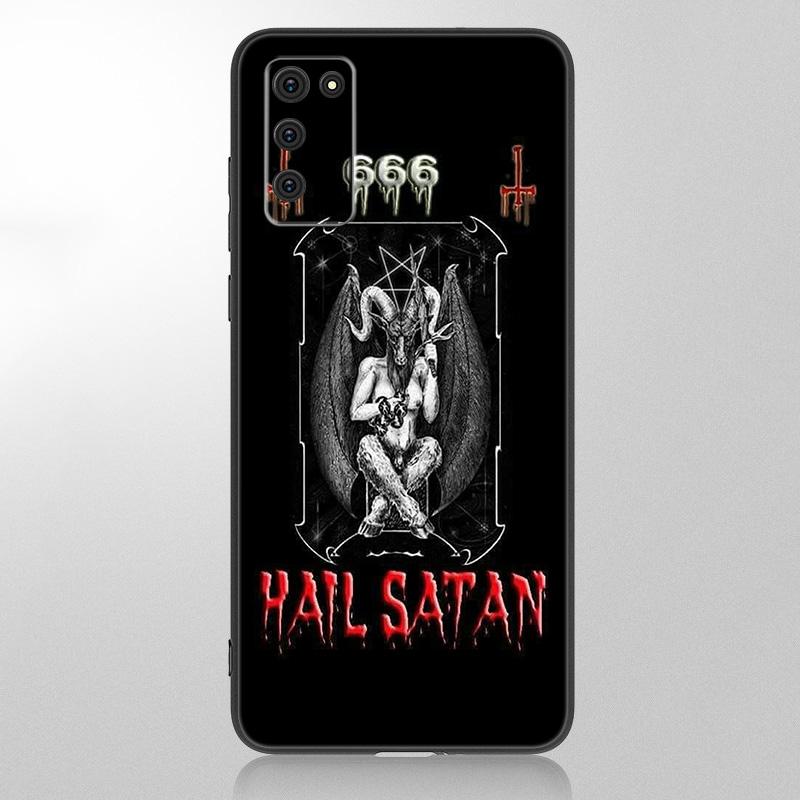 Husă Pentagram 666 Demonic Satanic pentru Samsung Galaxy A12 A02S A22 A32 A52 A72 A71 A51 A41 A31 A21 A11 A50 A70 A10S A20S