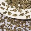 Ancient Bronze Color Metal Cute Charms For Jewelry Making Supplies Wings Animal Starfish Alloy Pendants DIY Bracelets Materials