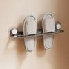 Punch Free Bathroom Storage Rack Carbon Steel Towel Shelf New Towel Holder  Washroom