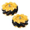 2PCS For Mecanum Wheel 48mm Omnidirectional Wheel DIY Smart Robot Car Accessories For Robot Hobbyists, Car Lovers