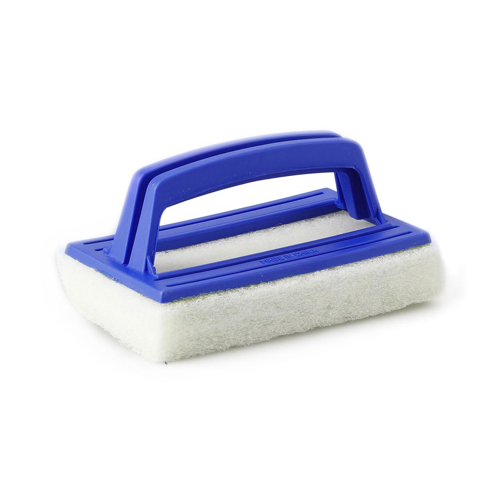 Sponge Brush With Handle Portable Wall Window Swimming Pool Cleaning Brush Thickening Sponge Wipe Cleaner Stain Removal Scrubber