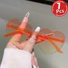 1/7 Pcs Rimless Heart Shaped Kids Sunglasses New Gradient Multi-color Children Sun Glasses Ins Stylish Design Cute Decor Shades