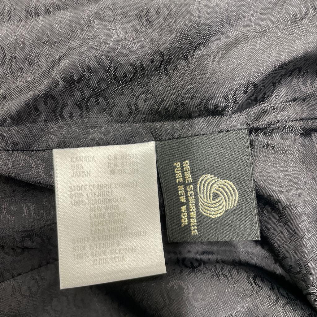 Escada Черное пальто с поясом и воротником-стойкой пальто 42 черныйПодержанный