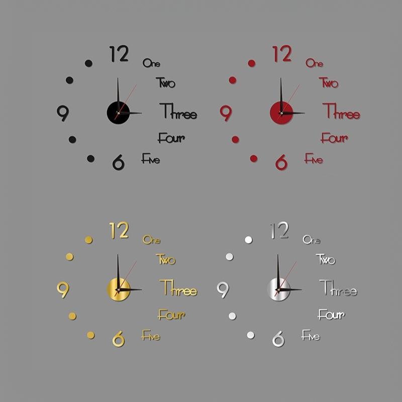 Luminous Diy Wall Clock Glow In The Dark Silent Non Ticking Perfect For Home Office Wall Decor