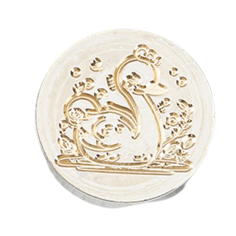 Flower Wax Seal Stamp Brass Head Bees Sealing Wax Stamp for Invitation Greeting Card Envelope Scrapbooking Decorations
